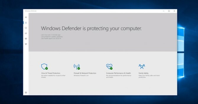 Windows 10 Creators Güncellemesi - Defender