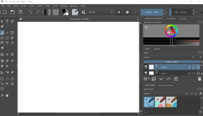 Krita Pixel Art Tool Retro Oyun Geliştiricileri