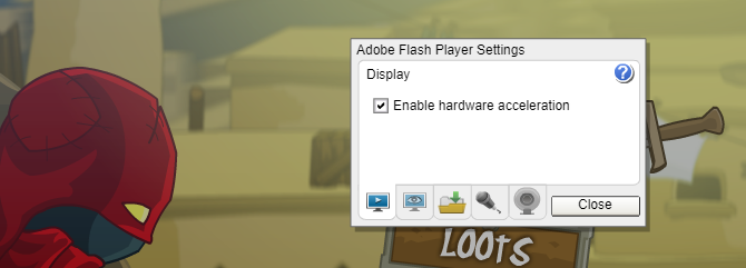 Flash Player Donanım Hızlandırma