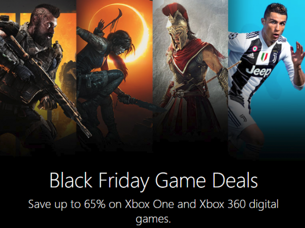 Xbox One Black Friday Dijital