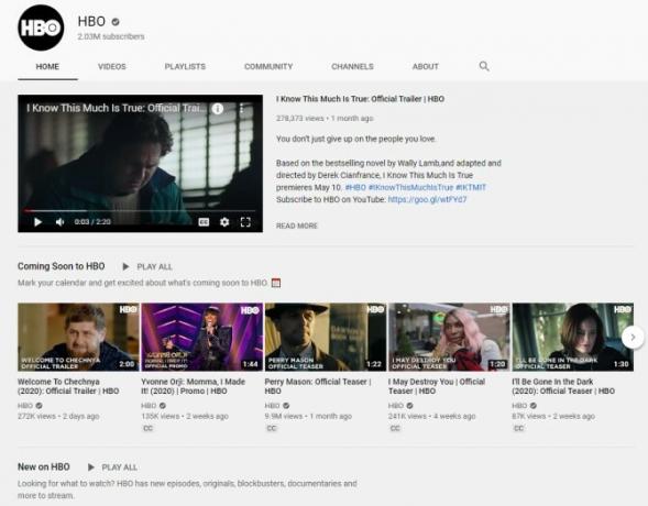 HBO Kliplerini YouTube'da Ücretsiz İzleyin