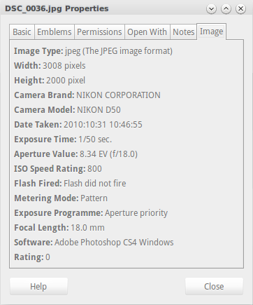 exif fotoğraf verileri