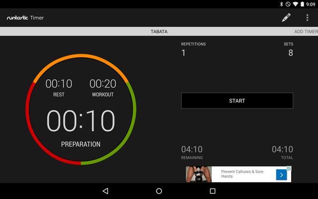 RuntasticAndroidApps-Egzersiz-Timer