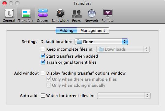 Torrent İndirme İşlemini E-posta Yoluyla [Mac] iletim ayarları ile uzaktan tetikleme