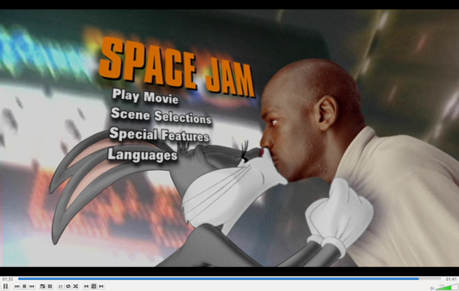 Space Jam DVD VLC