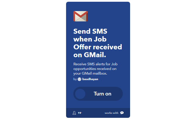 Ultimate IFTTT Kılavuzu: Web'in En Güçlü Aracını Pro 27IFTTT Gibi Kullanın TextForJobOffer