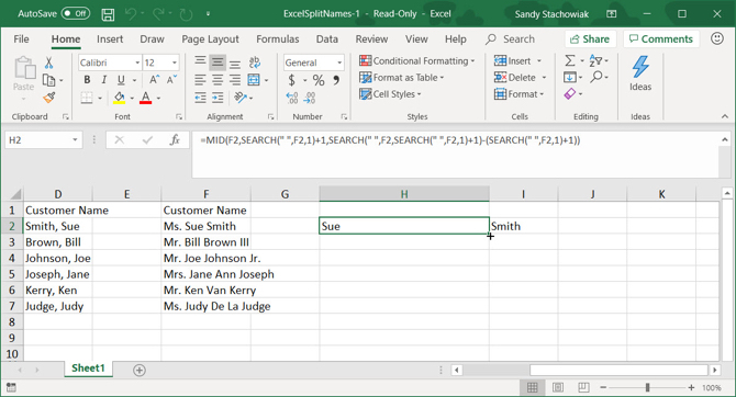 Excel'de Formülleri Sürükleyerek Otomatik Doldur