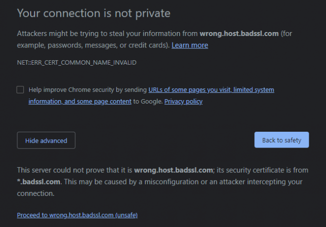 Chrome Bypass Güvenlik Uyarısı