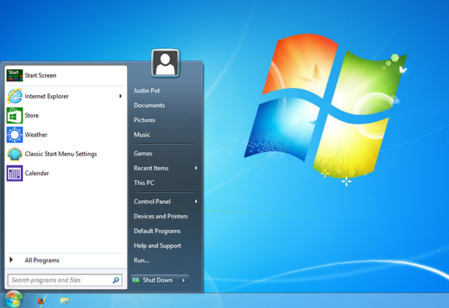 Windows 8'i Windows 7'ye benzet