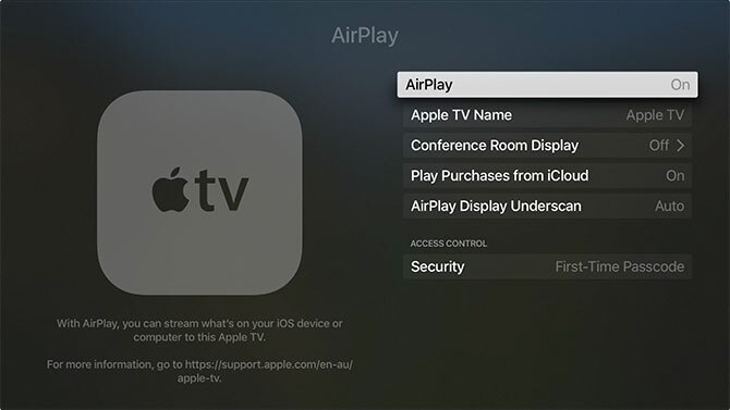 Apple TV Apple TV AirPlay Ayarlarınızı Kurma ve Kullanma