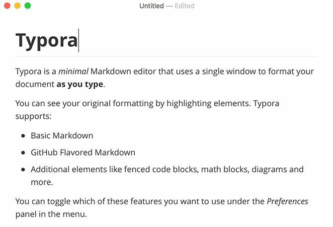 Typora Markdown Editör