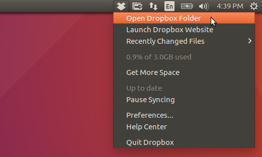 Ubuntu'da Dropbox