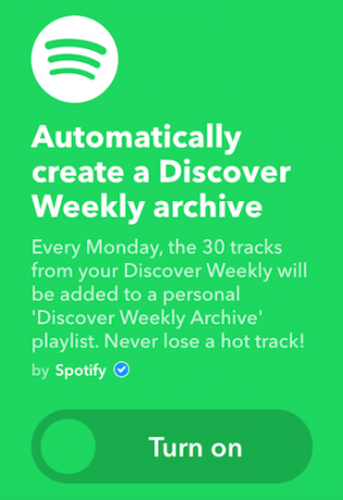 Spotify ifttt