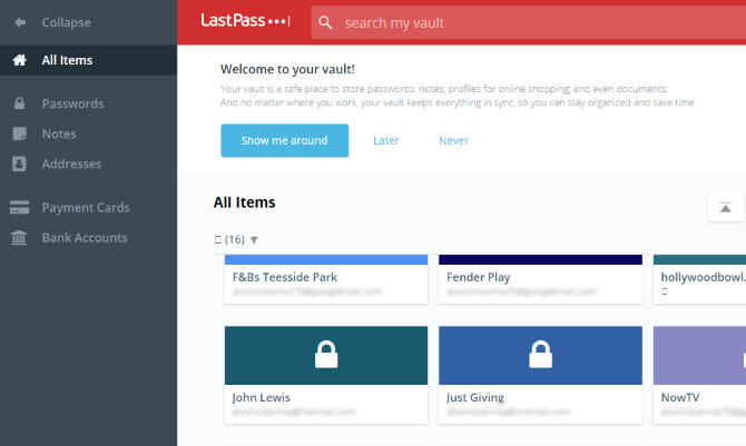 LastPass şifre yöneticisi