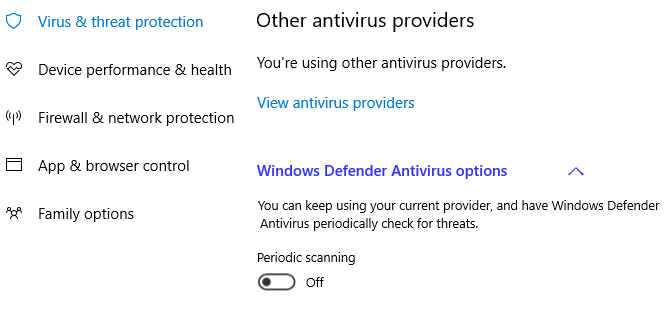 windows 10 antivirüs