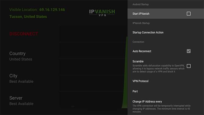 IPVanish, Amazon Fire Stick için bir uygulama sunuyor