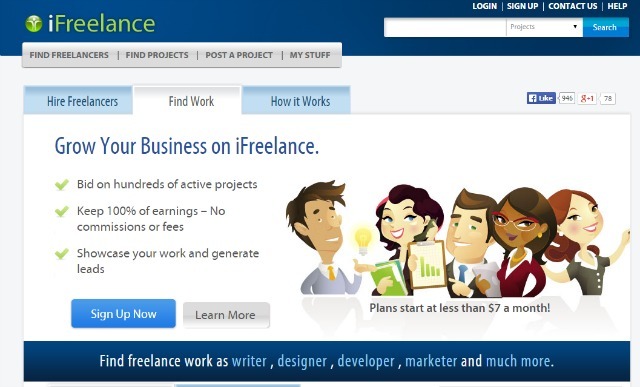 ifreelance sitesi