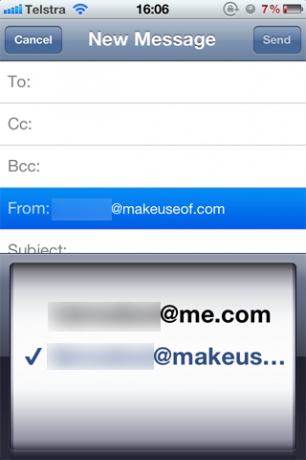iPhone 2: Orta Düzey (iOS5) e-posta gönder