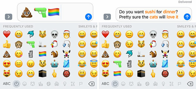 iOS 10 Mesajları Emoji