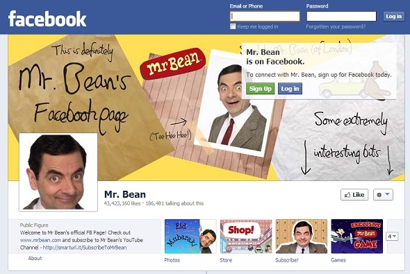 Facebook'ta Delicesine Popüler 10 Kurgusal Karakter facebook mr bean