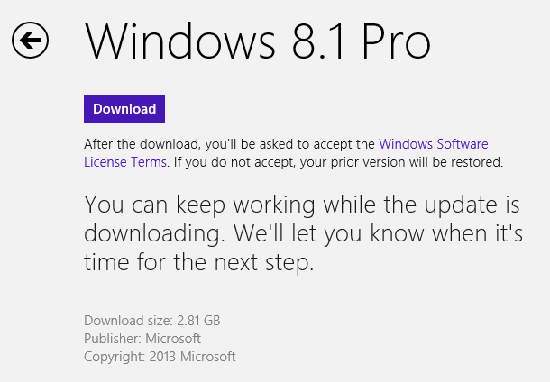 Windows 8.1. Güncelleme