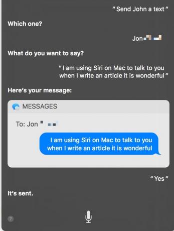 Siri Mac Mesajları