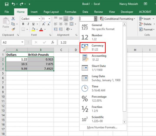 Excel Excel Para Birimi Belirli Hücrelerde Farklı Para Birimi Sembolleri Nasıl Kullanılır 1