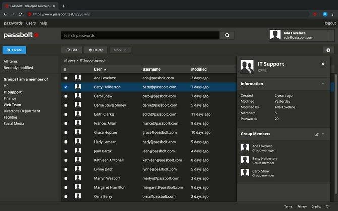 En İyi 5 Açık Kaynak Şifre Yöneticisi OpenSourcePasswordManager Passbolt