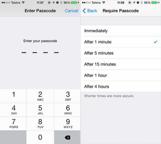 Bu Pesky Varsayılan iOS 7 Ayarları şifresini değiştirmek İsteyebilirsiniz