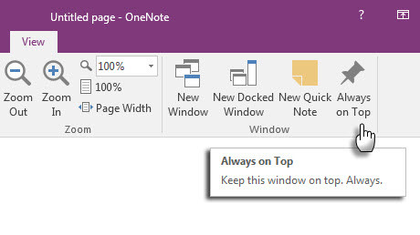 Microsoft OneNote - Hızlı Not