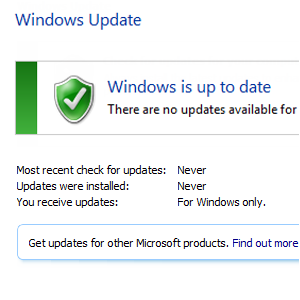 Windows 7 güncellemeleri başarısız