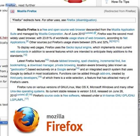 wikipedia eklentisi firefox