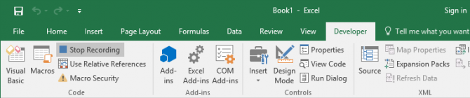 Excel 2016'da bir makro nasıl kaydedilir