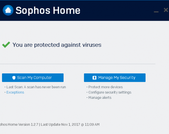 üst ücretsiz antivirüs uygulamaları nag ekranlar sophos