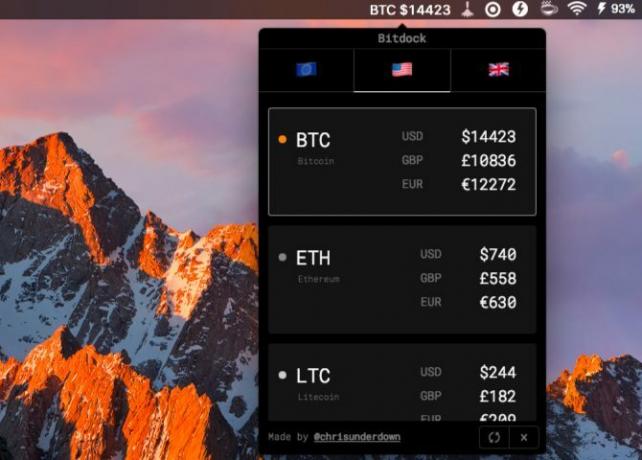 bitdock-Mac Menu Bar Uygulamaları