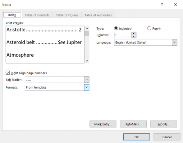 Microsoft Word Başvurular Sekmesi Basit Kılavuzu MSWord Dizin Formu