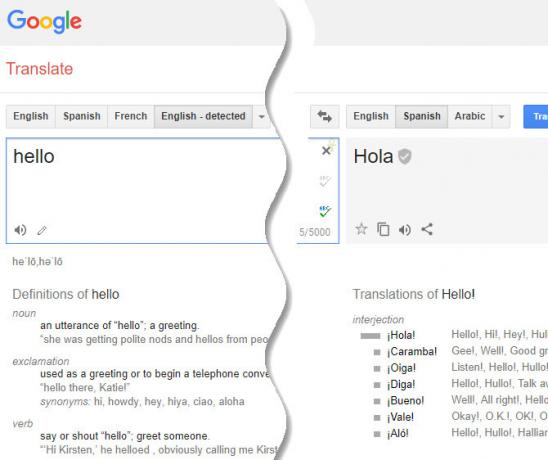 Google Translate için DuckDuckGo patlama