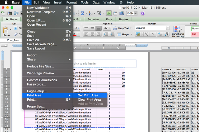 excel-set-baskı-alan