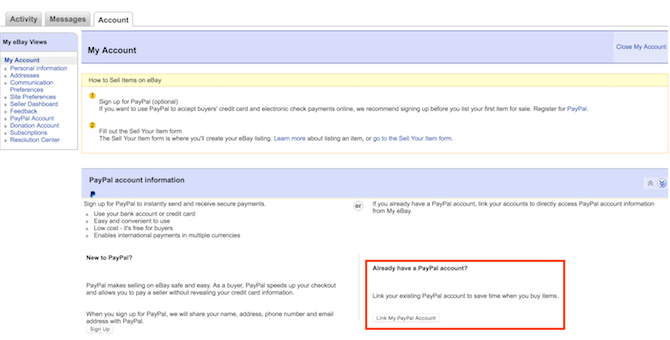 PayPal eBay Link Nasıl Paypal eBay Link 1