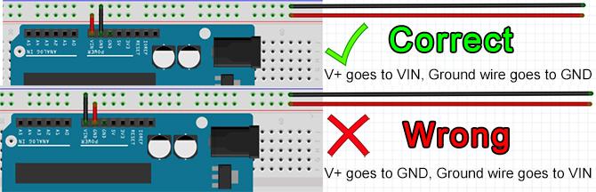 arduino hatası vin doğru yanlış