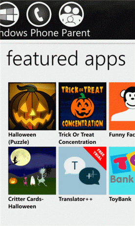 windows phone ebeveyn tarafından uygulama keşfi