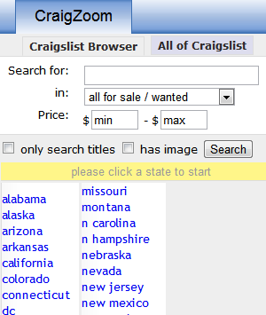 craigslist arama motorları