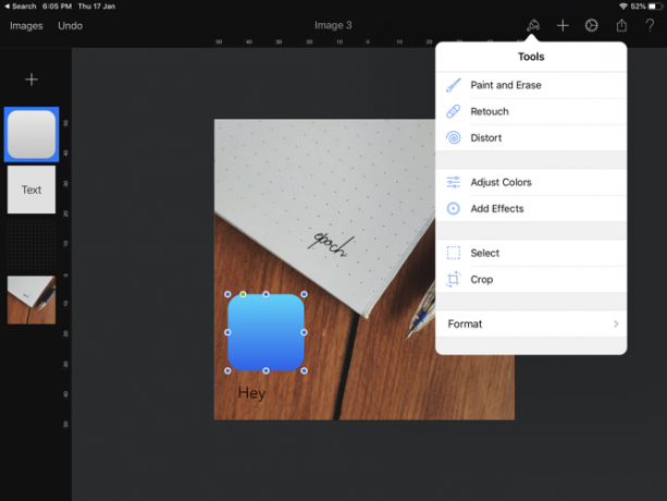 Pixelmator iPad Fotoğraf Düzenleme