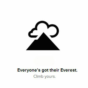 Everest'teki Küçük Artımlara Atarak Hayat Hedeflerinizi Görünür Tutun [iOS] Everest giriş resmi