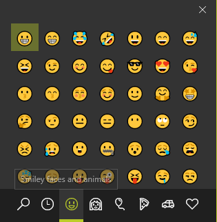 Emoji Paneli ile Windows 10'da Emojiyi Kolay Şekilde Yazın Windows Emoji Paneli