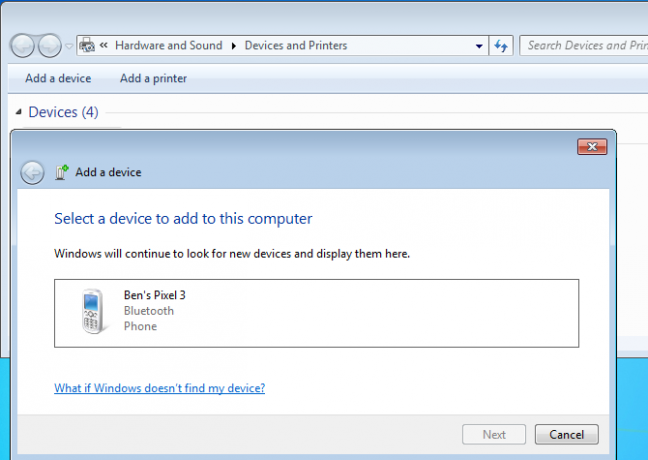 Windows 7 Bluetooth Aygıtı Ekle