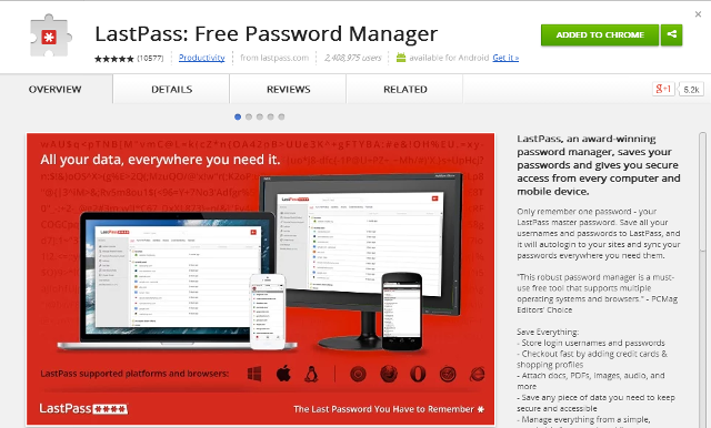 LastPass-free-şifre yöneticisi-krom