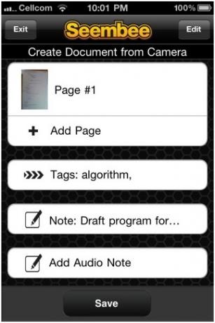 Seembee: Belgelerinizi Daha İyi Bir Şekilde Arşivlemek için Bir iOS Uygulaması sayfası