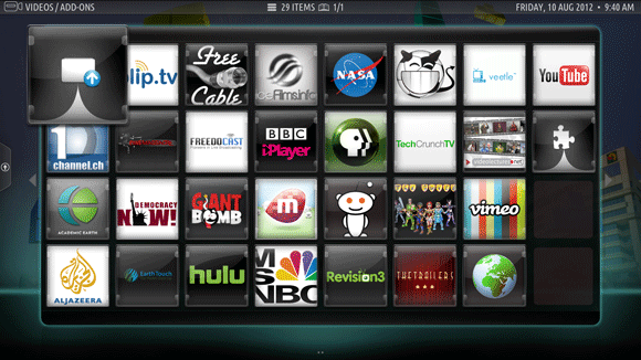 xbmc tema yükleme