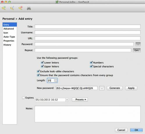 KeePassX ve MiniKeePass: Ücretsiz, Güvenli iOS ve Mac OS X Şifre Çözümü kp yeni giriş